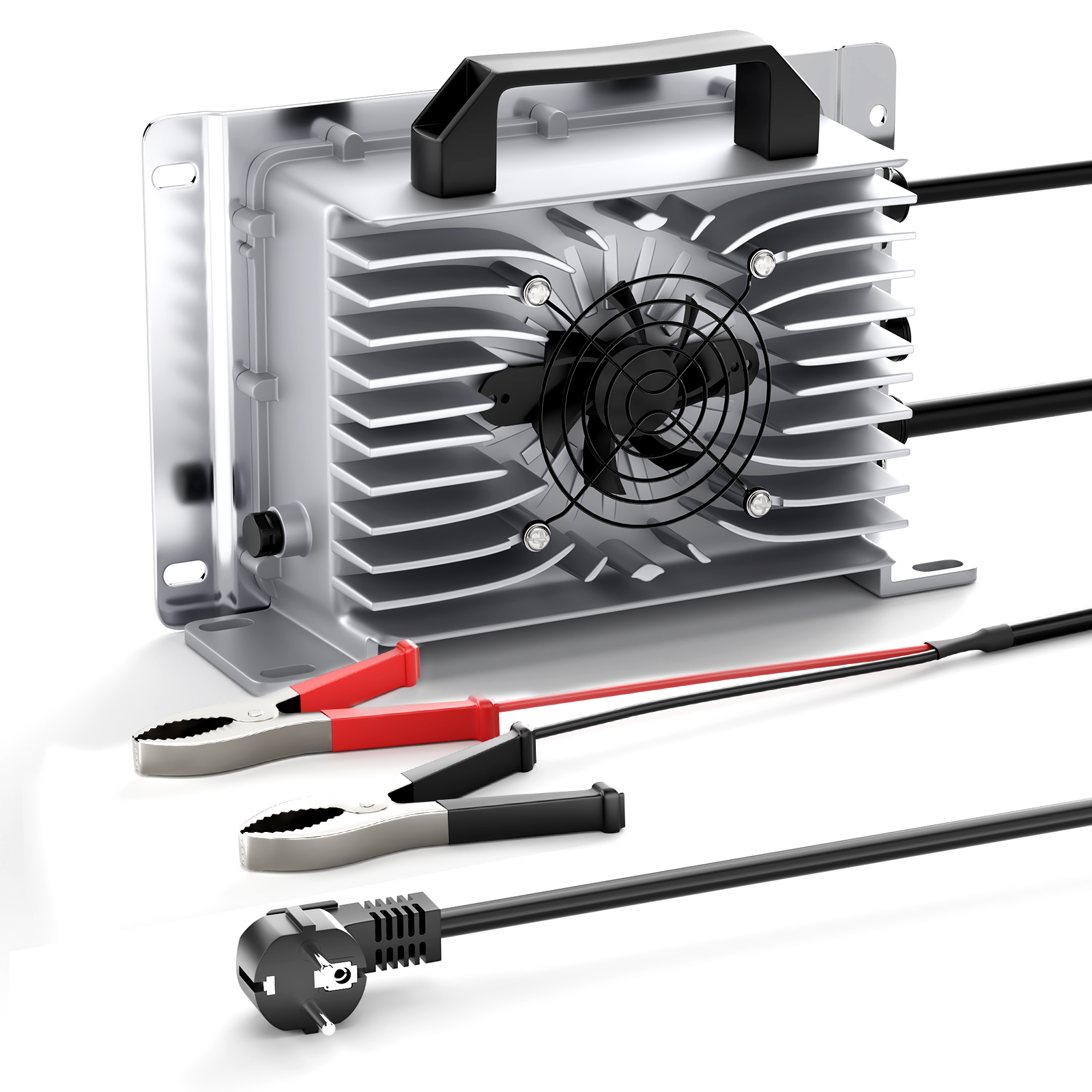 Suraziki 58,4 V 35 A Lithium-Lifepo4-Batterieladegerät für 51,2 V 48 V 16S Batterie, wasserdicht, 0-V-BMS-Aktivierungsladegerät für Wohnmobile, Boote, Golfwagen, Energiespeichersystem